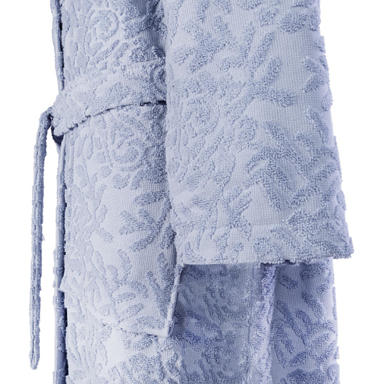 Халат  Махровый  ROESIA Шалевый Женский серый, L-XL, 300гр/м2