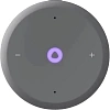 Умная колонка Яндекс Станция Лайт 2 с Алисой, серый (YNDX-00026GRY)