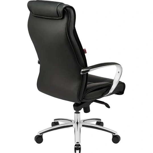 Кресло BN_Fc_Руководителя Echair-534 TL кожа черная, хром