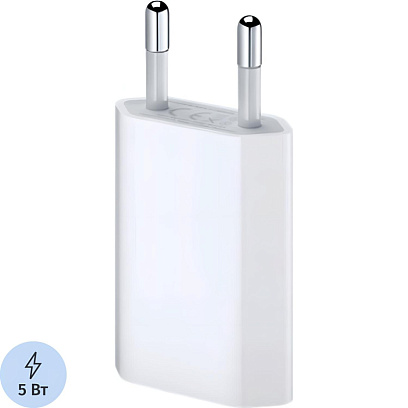 Зарядное устройство Apple 5W USB Power Adapter, бел, MD813ZM/A / MGN13ZM/A