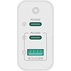Зарядное устройство сетевое PERO TC17 USB-A QC 3.0 + 2х USB-C PD, 65W белый