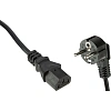 Кабель питания Euro-C13 (F), 10А, 0,75мм2, 1.8м, чер (OPC001)