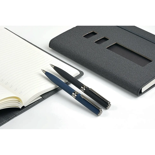 Ручка шариковая BOSTON мет.син.корп,0.7мм,син, 20-0422