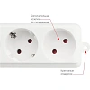 Сетевой фильтр Power Cube PRO, 5.0 м белый 16А/3,5кВт(SPL(5+1)-16B-P-5М)
