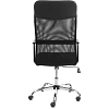 Кресло ТЧ Комус Мебель Easy Chair 619, сетка/экокожа, черный, хром