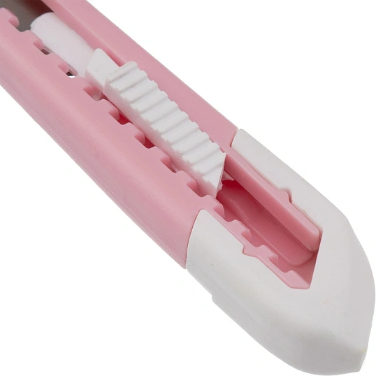 Нож универсальный Attache 9 мм пластиковый роз. авто