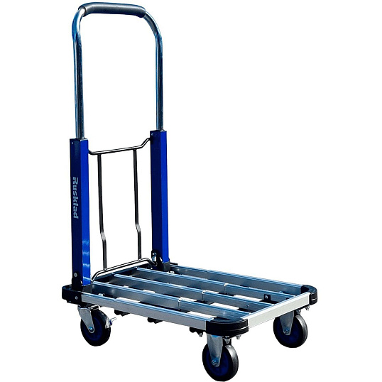 Тележка платформенная алюминевая складная ТП 150 В колёса d 125 мм