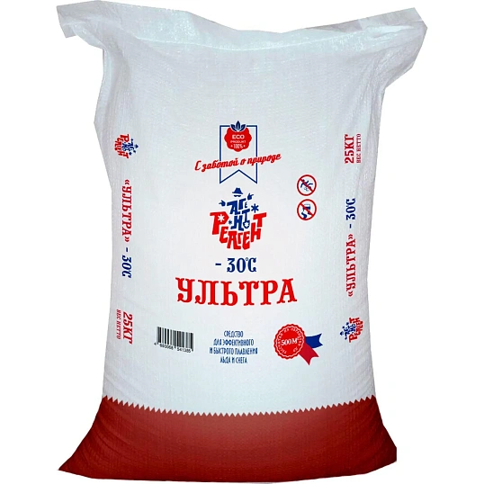 Реагент противогололедный Mr. Defroster Ультра мешок 25 кг до -30С