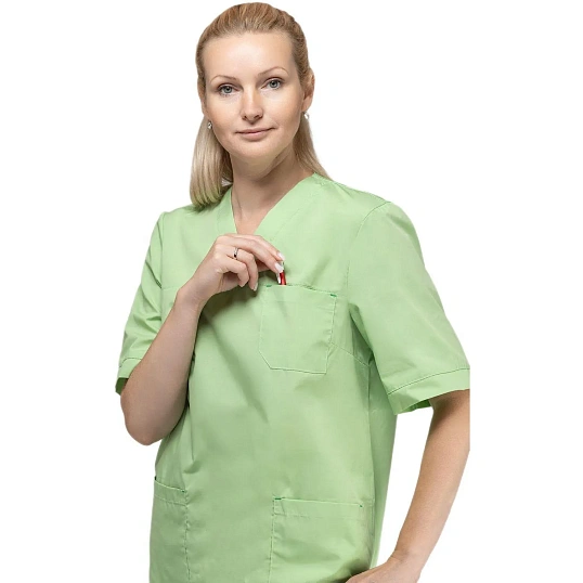 Костюм жен (куртка, бр) м05 плюс зел 112-116/170-176