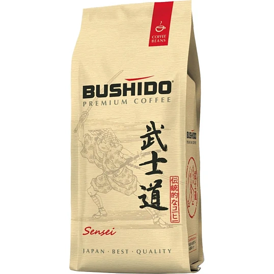 Кофе Bushido Sensei в зернах, 227г