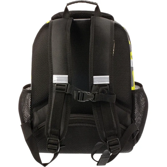 Ранец Комус Класс Stright Casual Погнали, серый,2 отд, эргоном. Спинка