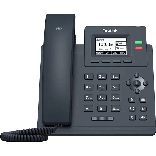 IP-телефон Yealink SIP-T31W, 2 аккаунта, PoE, Wi-Fi 2.4/5.0 ГГц