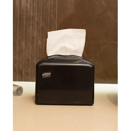 Диспенсер для салфеток Luscan Professional мини черный R-1332B