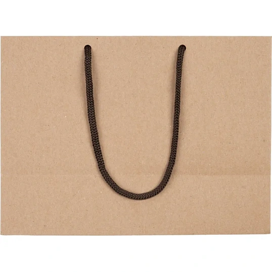 Пакет подарочный 'Крафт', S, 23х17х10см, неокрашенный, 7556.00