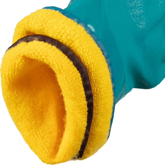 Перчатки трикотаж ут.ПВХ/нитр Jeta Safety Winter Grip JPW-811 син-жел р.L