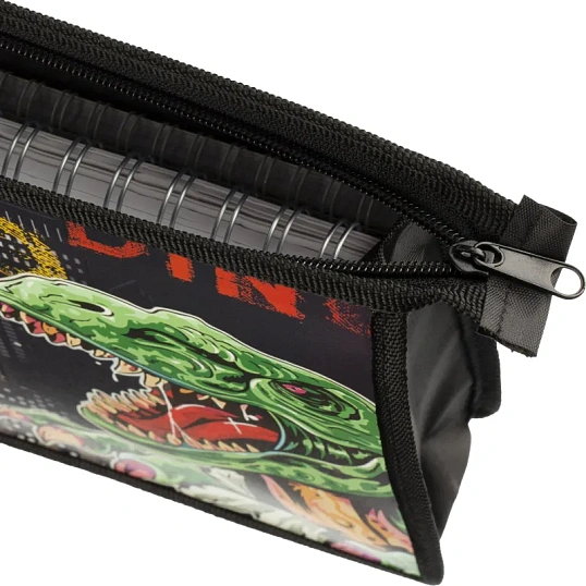 Папка для тетрадей А5 пласт,печать на картоне,молн свер ПМ-А5-29 ОПАСНОСТЬ