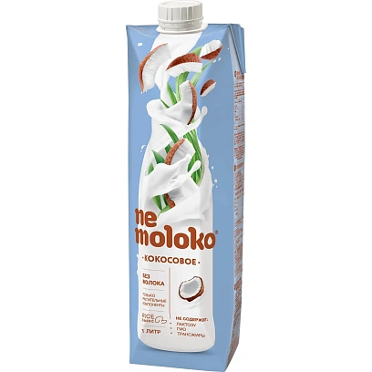 Напиток растительный Nemoloko напиток на рисовой основе Кокосовый 1л