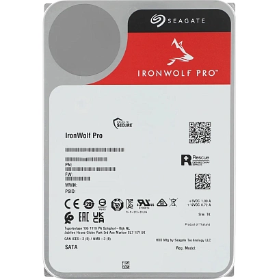 Жесткий диск Seagate IronWolf NAS 12TB 3.5 SATA 7200rpm(ST12000VN0008)