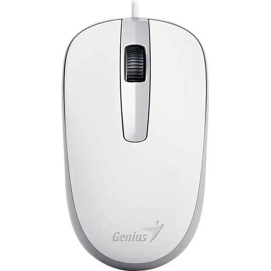 Мышь компьютерная Genius проводн. DX-120 белый