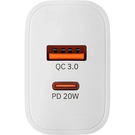 Зарядное устройство сетевое Rocket Space Pro 20W USB-A/C(RWC504WH20SPP-AC)