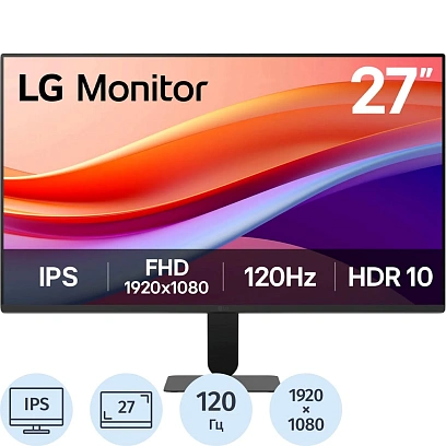 Монитор LG 27 27U411A-B IPS/FHD/120Гц/VGA/HDMI/черный