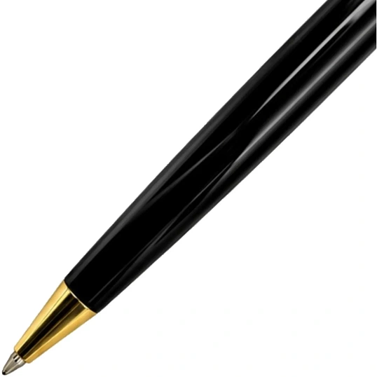 Ручка шариковая Parker Fusion Laque Black GT 1,0мм,кнопочн,синяя,9000034436