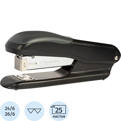 Степлер SAX 39 (N24/6) до 25 лист. черный Австрия/Венгрия.