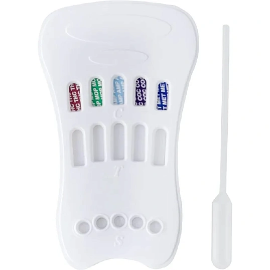 Тест -кассета NARCOSCREEN мультипанель (5 видов) в слюне