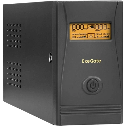 ИБП ExeGate Power Smart ULB-850 850VA/480W 2xEURO,RJ45/11,USB(EP285478RUS)