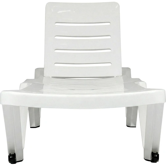 Шезлонг PR_Decorona DeRiviera без подлокотников, белый рассвет