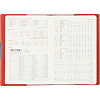 Ежедневник недатированный А5  METROPOL  (КРАСНЫЙ)3-491/02