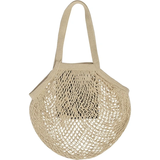 Сумка для покупок авоська Сетка для шопинга Mesh, натуральный/черный/937309