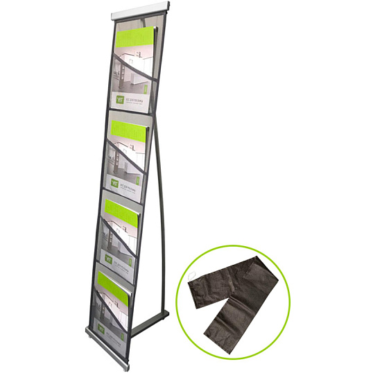 Буклетница напольная Attace Сеть 4карман А4 складная для печатной продукции