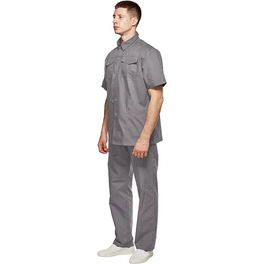 Костюм для клининга муж. У26 КБР серый 58 (174-182)