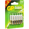 Батарейка GP Super AAA/LR03 24A6/4-2CR10/GP24AA216/4-2CRSBC10 10шт/уп.(6+4)