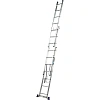 Лестница трехсекционная алюминиевая 3х7 ступеней TOPFORT