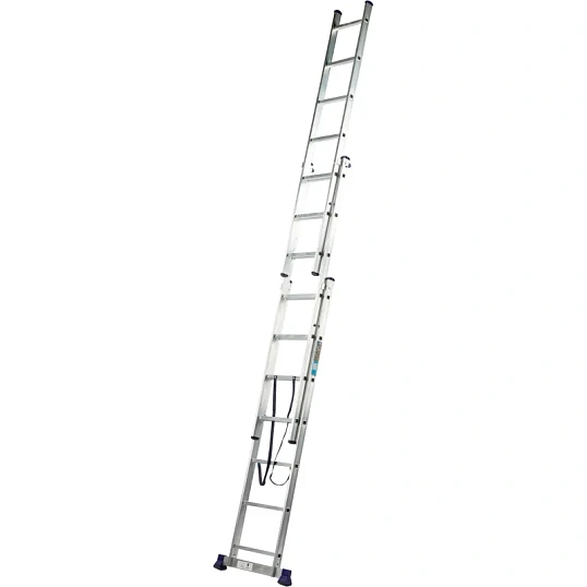 Лестница трехсекционная алюминиевая 3х7 ступеней TOPFORT