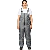 Полукомбинезон рабочий зимний женский з46-ПК серый (р.52-54) 170-176