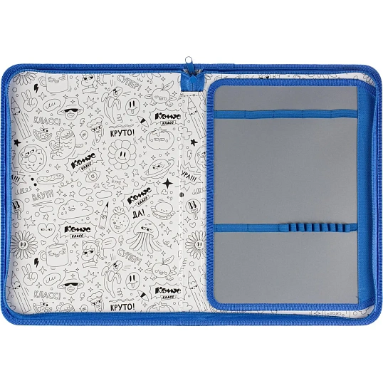 Папка для тетрадей Space time, А4,рез., ткань/ламин 340х235х30,ПТ-Р4