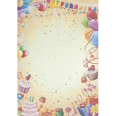 Дизайнерская бумага Праздник (А4,130г.,уп.20л.)