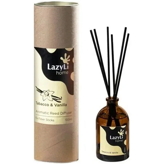 Аромадиффузор LazyLi Tabacco&Vanilla 100мл тубус, TSRD00154980