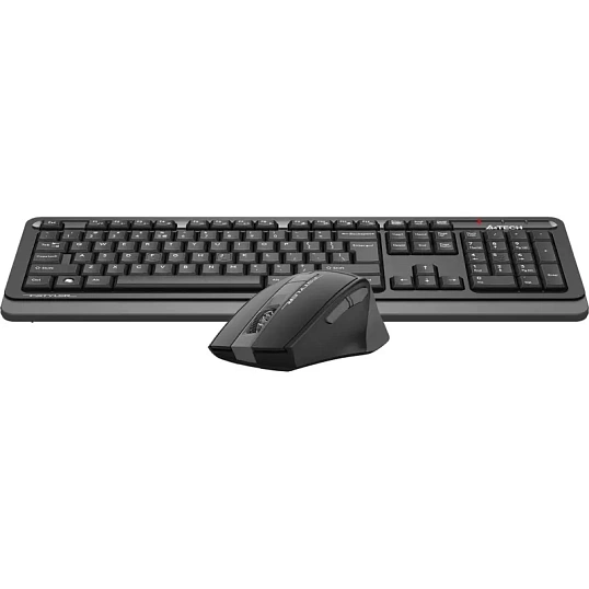 Набор клавиатура+мышь A4Tech Fstyler FG1035 GREY USB беспров. чер/сер