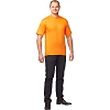Футболка (160 г.) с кор.рукавом оранж (S)
