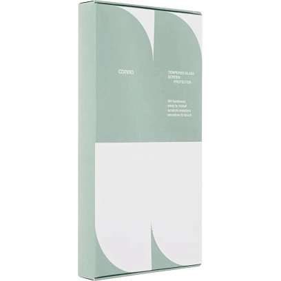 Защитное стекло с аппликатором COMMO для Apple iPhone 15 Pro Max,прозрачное