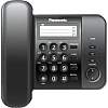 Телефон проводной Panasonic KX-TS2352RUB чер(KX-TS2352RUB)