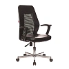 Кресло VB_EChair-225 DSL PTW к/з черный, сетка черная, хром