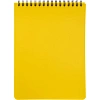 Блокнот А5,60л,кл,спир,пласт.обл,тонир.бл. Attache Bright colours Желтый