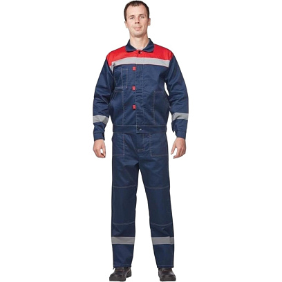 Костюм летний муж. л20-КБР син/красн (р.72-74) 194-200 (Арсенал-СП)