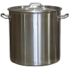 Котел 37 л.нерж.d=36 см.h=36 см. тройн.дно с крышк. (инд) MGsteel 39209