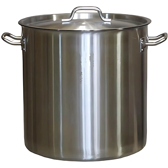 Котел 37 л.нерж.d=36 см.h=36 см. тройн.дно с крышк. (инд) MGsteel 39209